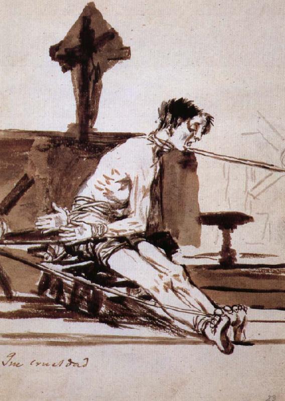 Francisco Goya Que crueldad oil painting picture